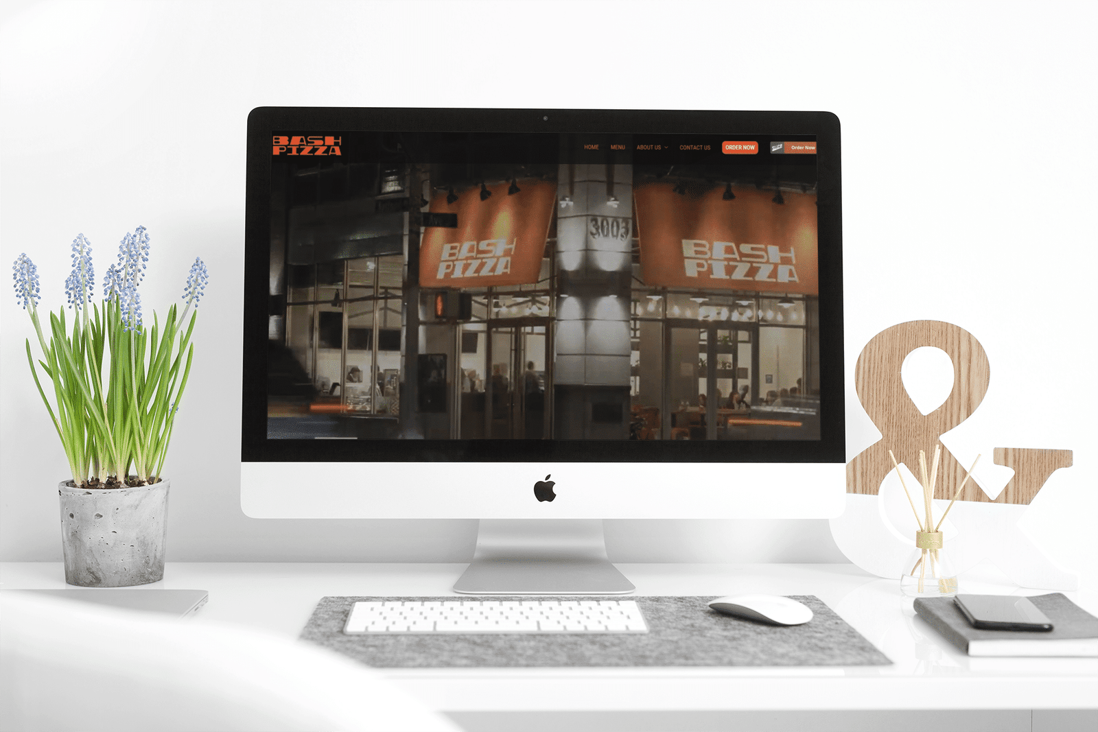 BASH PIZZA NY - Website for Restaurants in WordPress