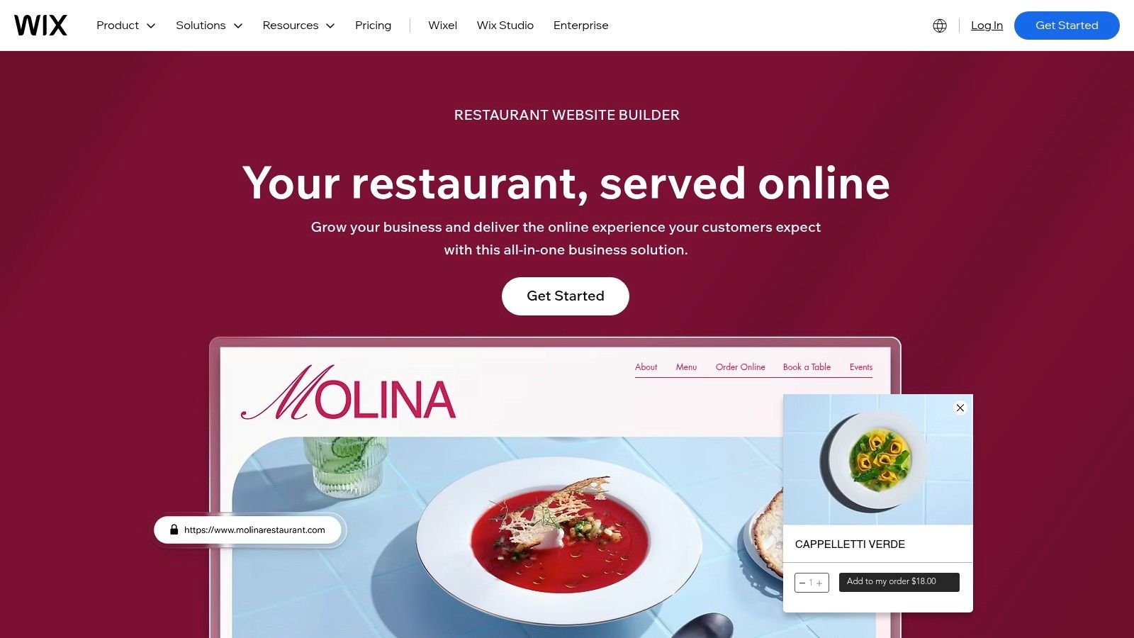 Wix Restaurants (Wix)