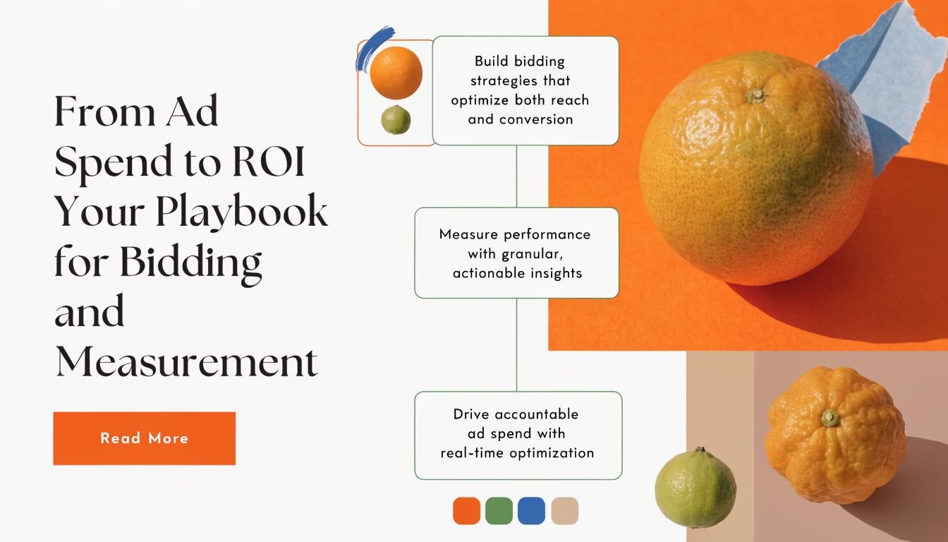 A digital marketing guide covering strategies for ad bidding and performance measurement to improve return on investment.