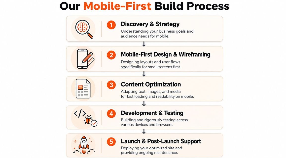 Our Process What a High-Converting Mobile-First Build Includes