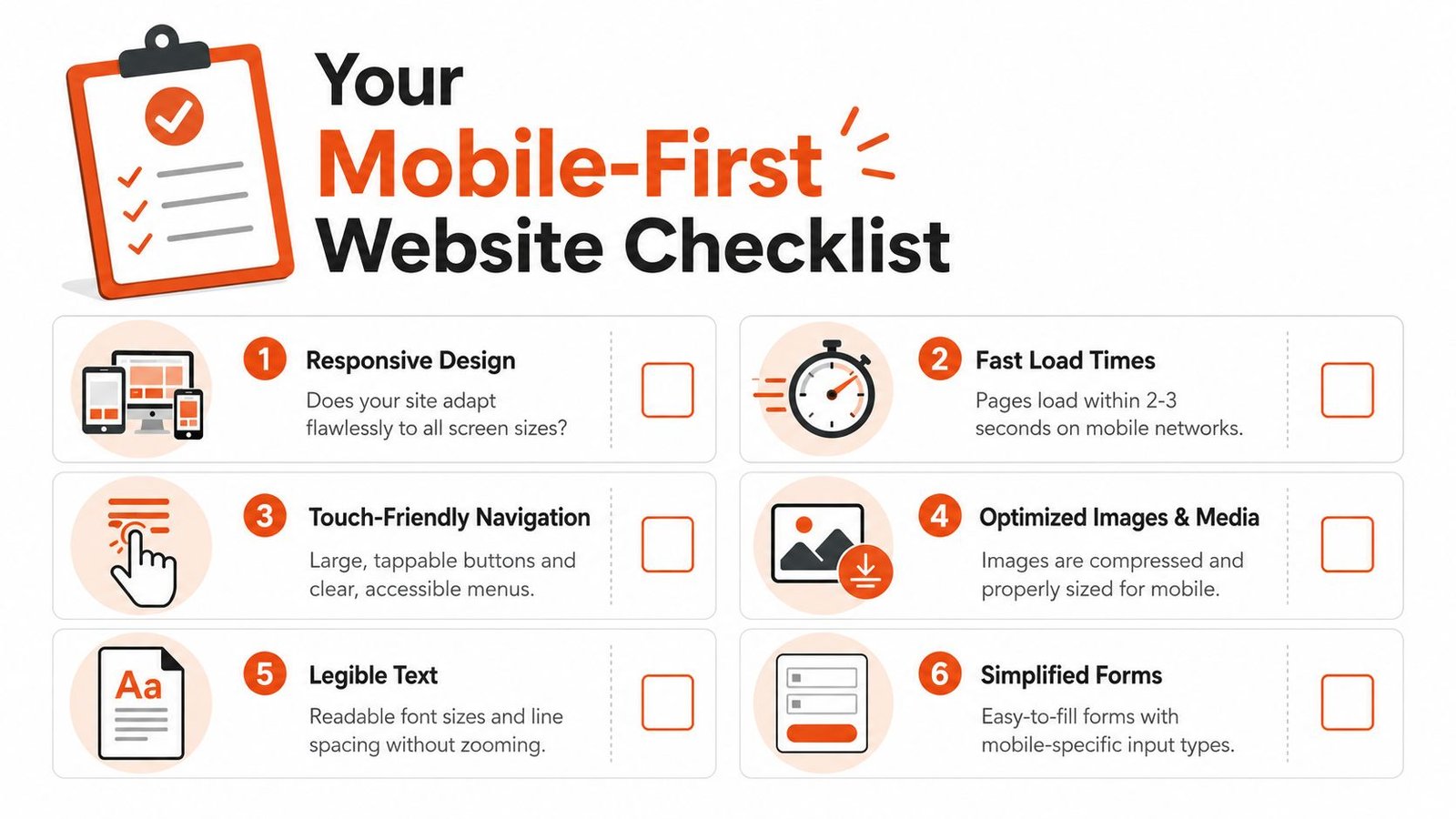 Your Mobile-First Website Checklist