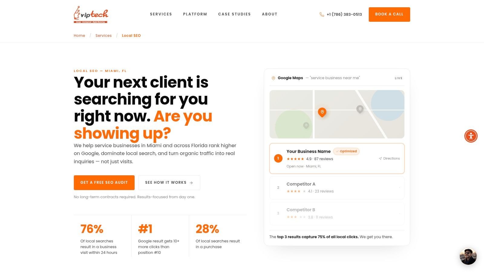 Screenshot from https://viptechconsulting.com/local-seo/