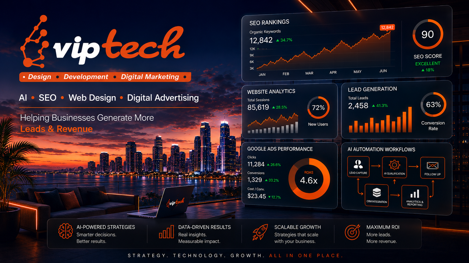 Miami Web Design & Digital Marketing Agency | VIP Tech Consulting