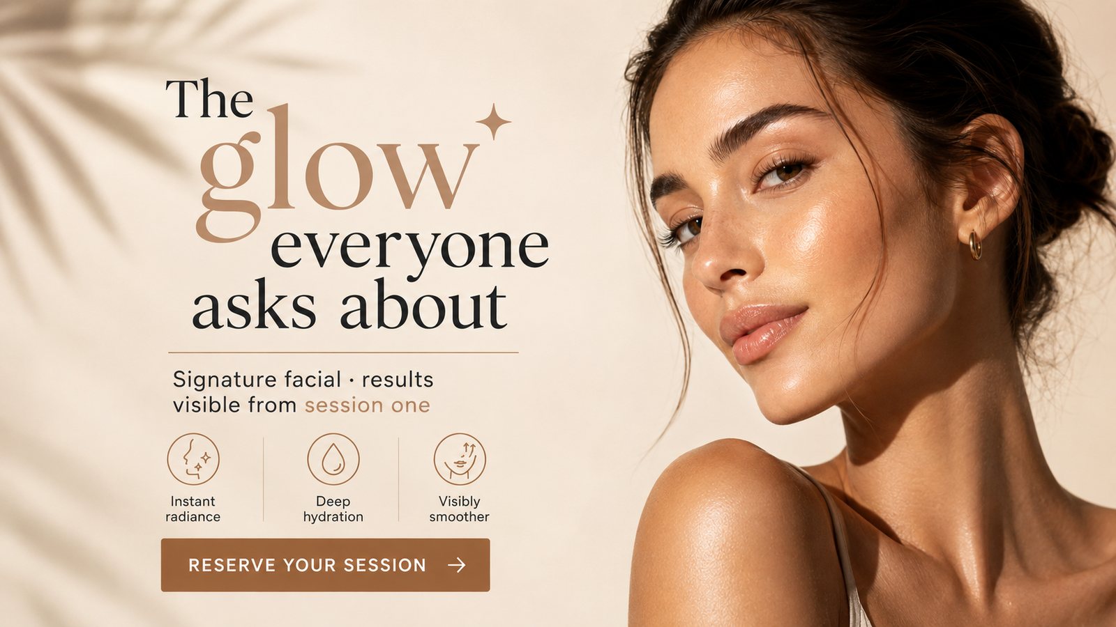 Signature facial ad creative